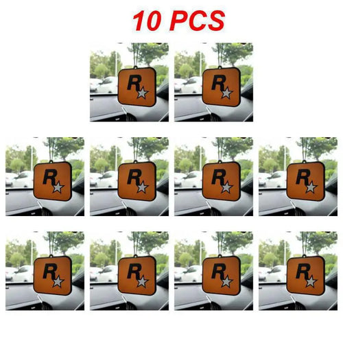 1~10PCS Trend car fragrance R star car long-lasting aromatherapy