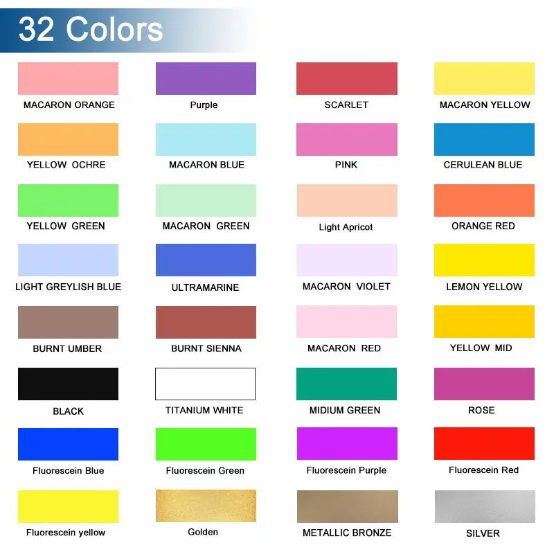 SAGUD Acrylic Airbrush Paint Matte Inks for Model Hobby, Shoes,