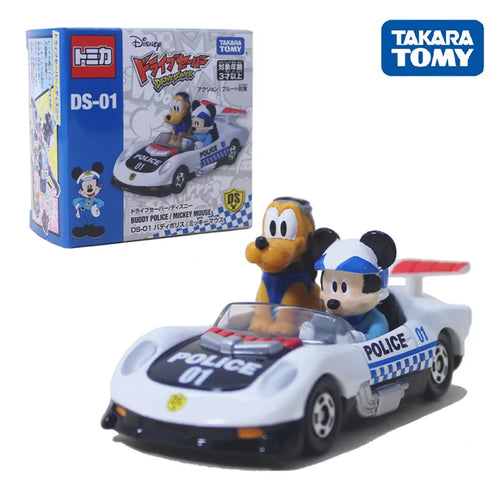 TAKARA TOMY Alloy Car Model Disney Police Car DS Series Michini Donald