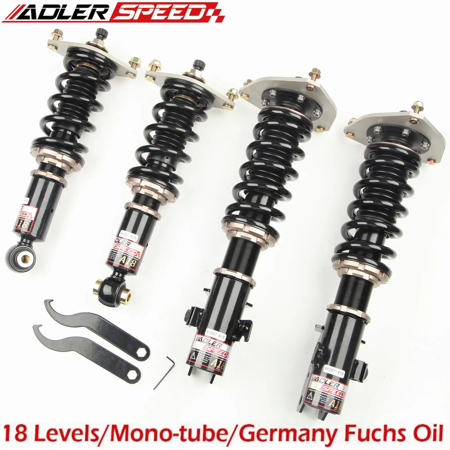 18 Level Adjustable Damper Coilovers Suspension Kit For 15-21 Subaru