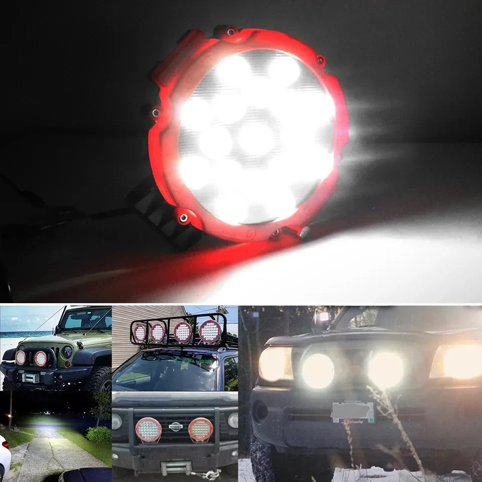 7 Inch LED Light Bar 51W LED Work Light Headlight Fog Light For Off