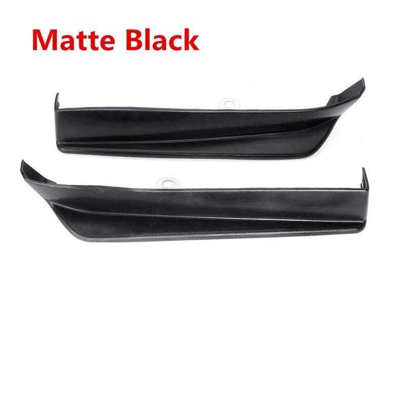 2X Car Rear Bumper Lip Aprons Spats Splitters Diffuser Canard