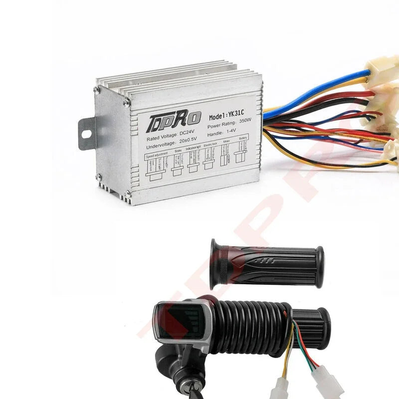 24V 250W 350w 500W Brush Speed Motor Controller Throttle Kit MX 350