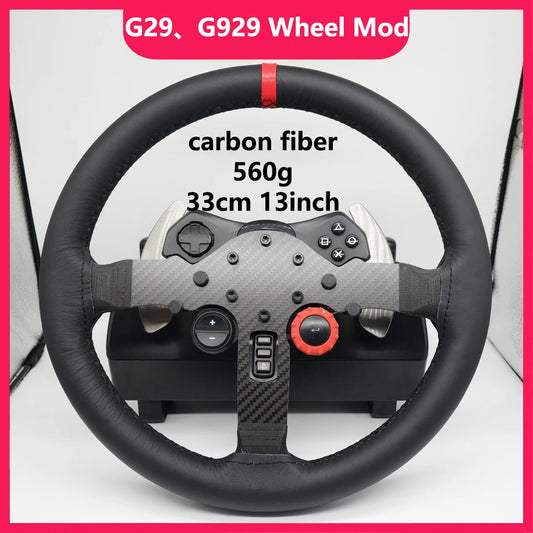 SIMPUSH 13inchs 33cm Circular steering wheel Rally sim racing FOR