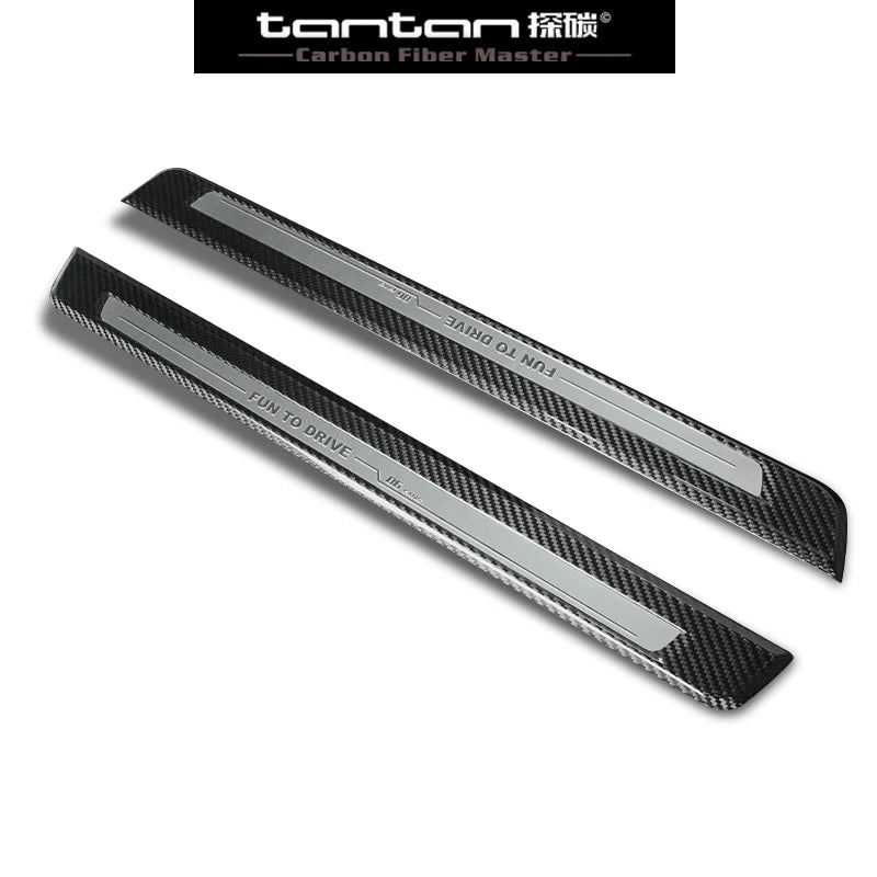 tantan Carbon Fiber Interior Accessories Replacement Threshold Door