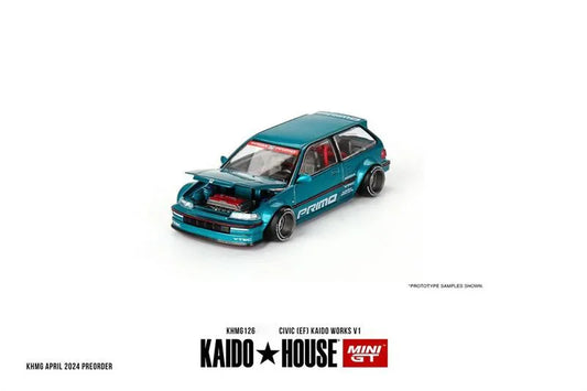 **Pre-order ** Kaido House x MINI GT 1:64 CIVIC EF KAIDO WORKS V1