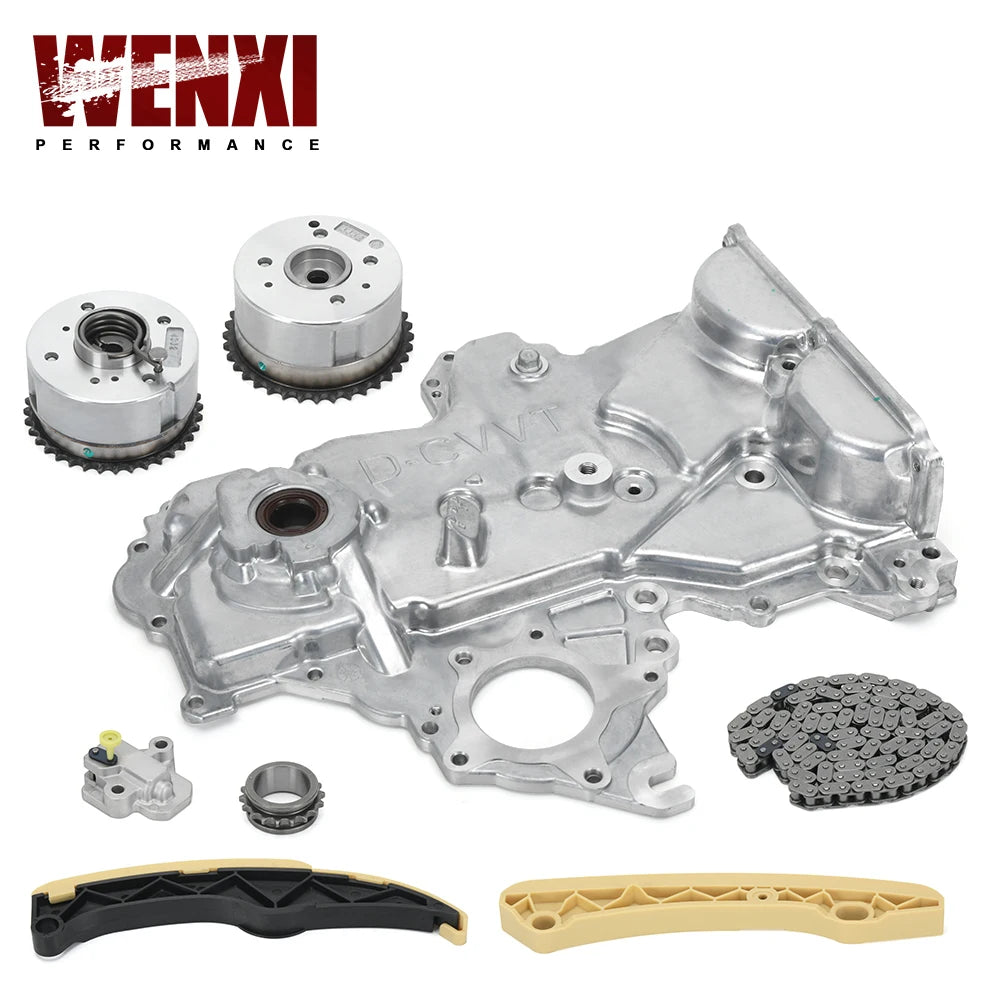 Timing Chain Kit+VVT Gear+Oil Pump Cover For Hyundai 2012-2021 & Kia