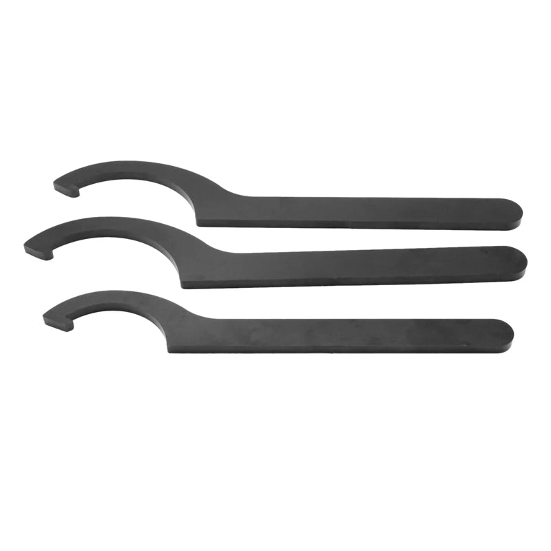 3Pcs Spanner Wrench Set Coilover Adjustment Tool Hook C Steel Shock