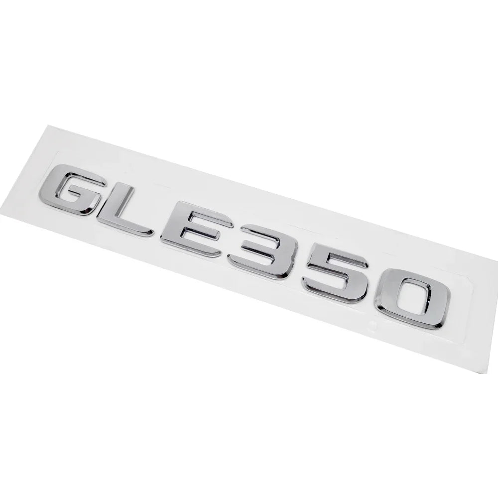 ABS Plastic GLE320 GLE350 GLE500 Trunk Rear Logo Badge Emblem Sticker