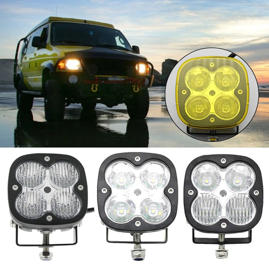 40w 2 in 1 Flood Spot Led Beam Combo Off Road Driving Led Work Lights