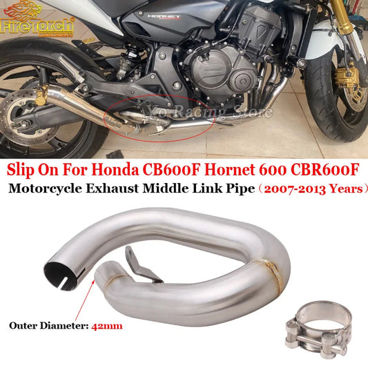 Slip On For Honda CB600F Hornet 600 CBR600F 2007 - 2013 Years