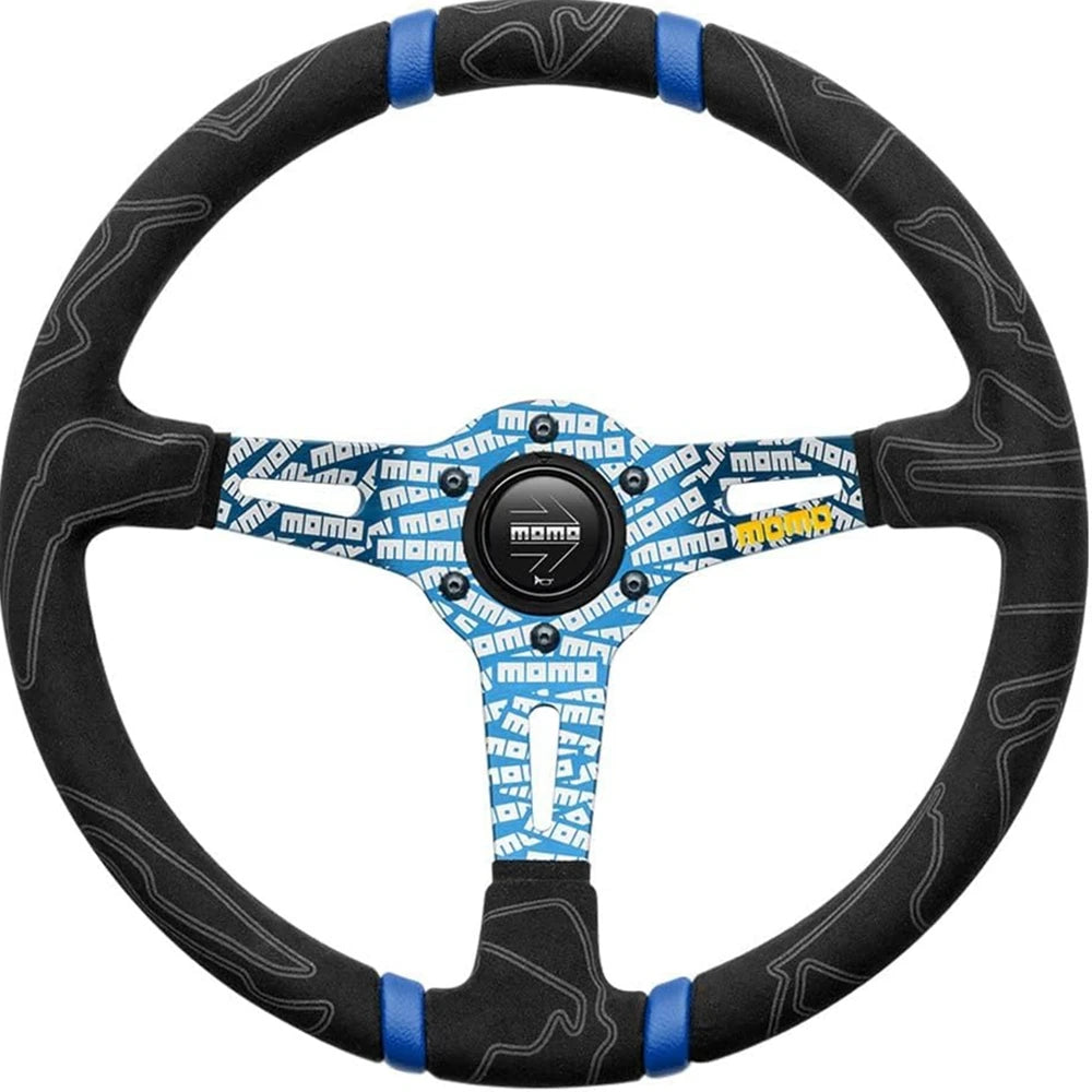 Universal Drift 14Inch Racing MOMO Ultra Steering Wheel Car Rally JDM