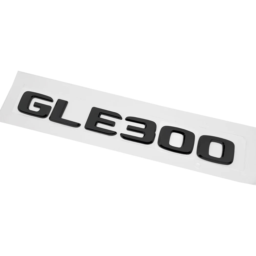 ABS Plastic GLE63 GLE300 GLE320 Trunk Rear Logo Badge Emblem Sticker