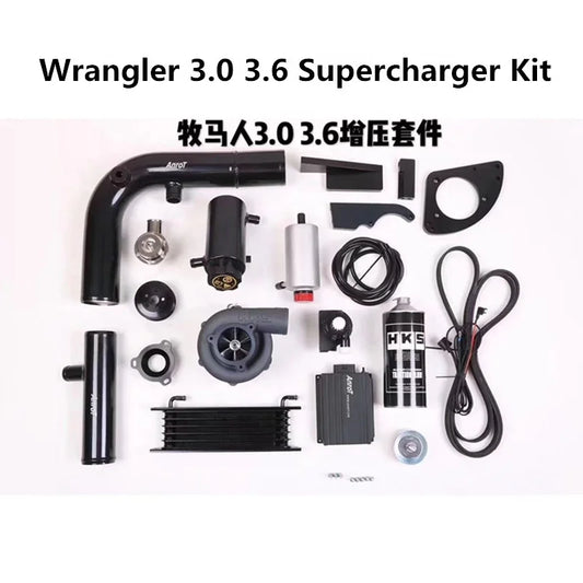 Supercharger kit is suitable for Wrangler 3.0L 3.6L 3.8L V6 naturally