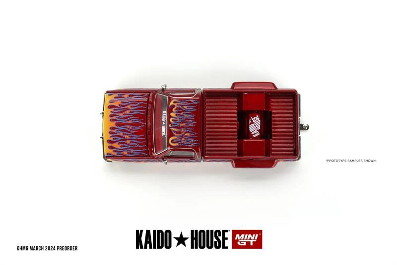 **Preorder**Kaido House x MINI GT 1:64 Silverado Dually on Fire V1