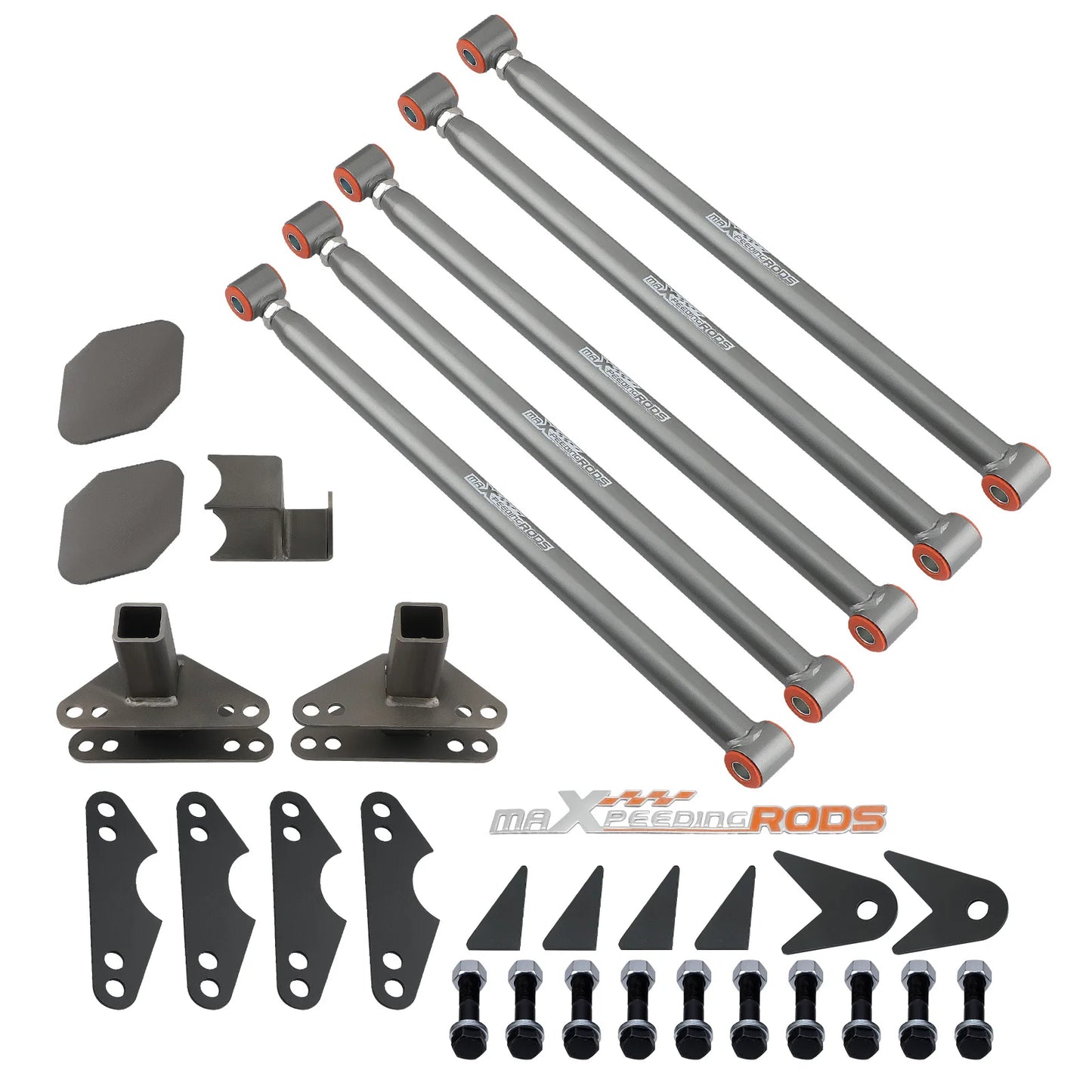 Weld On Parallel 4 Link Suspension Kit for Classic Car Air Ride Bars