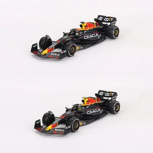 **Pre-Order**  MINI GT 1:64  Oracle RB Racing RB19 #1 Max / #11 Sergio