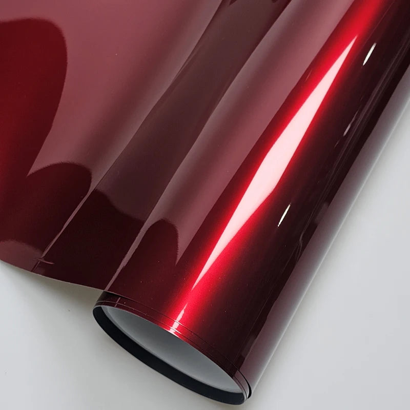 5m*1.52mLiquid Metal Red Silver Blue Vinyl Vinyl Car Wrap Auto