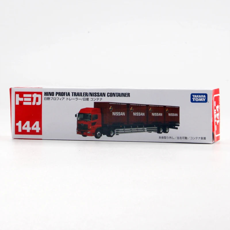 TAKARA TOMY Tomica Hino Container Transport Heavy Truck Motor Vehicle