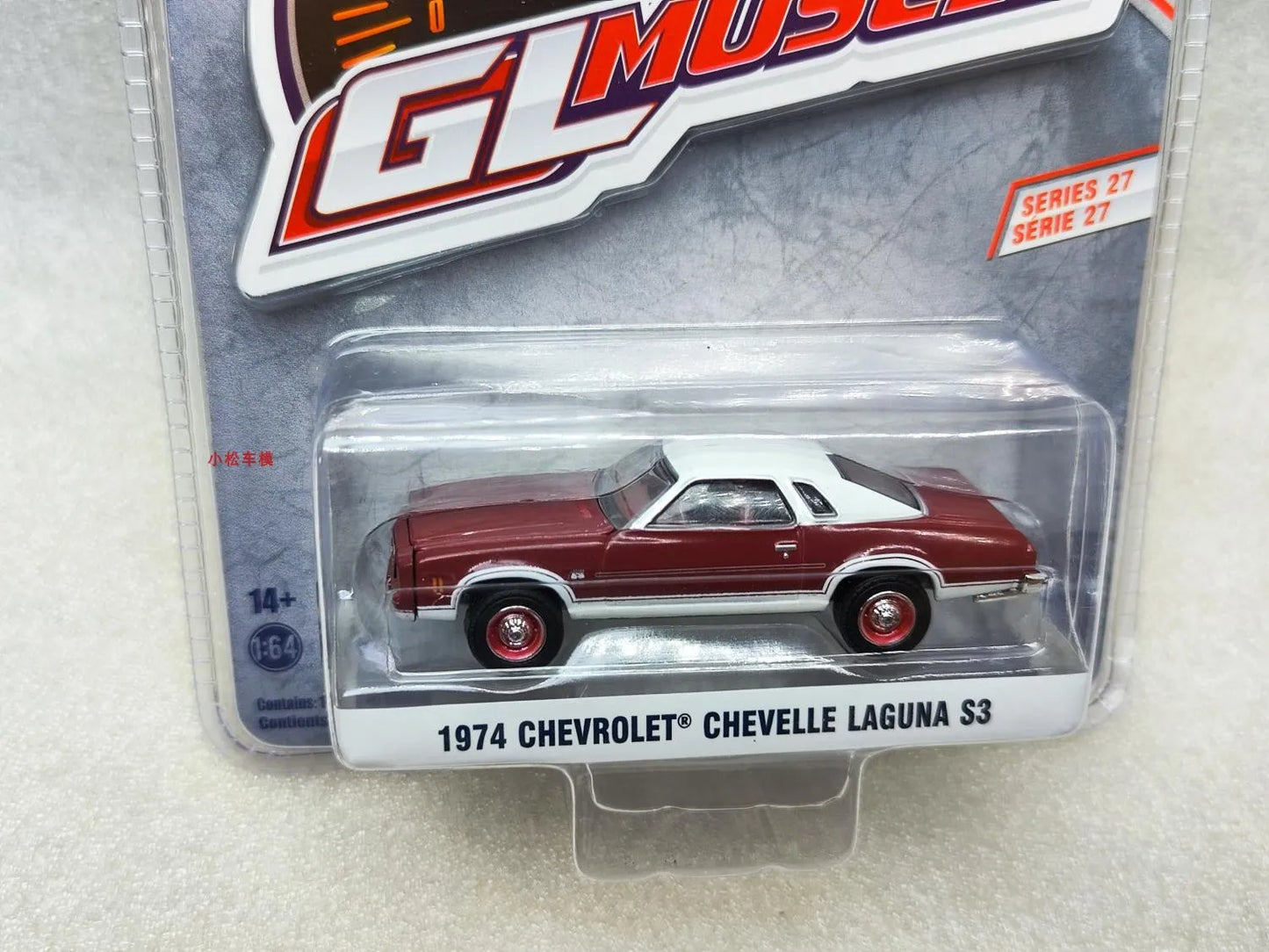 1: 64 1974 Chevrolet Laguna S3  Diecast Metal Alloy Model Car Toys For