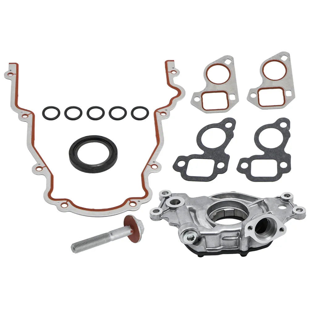 Oil Pump + Cover Gaskets + Balancer Bolt For GMC LS 5.3L 6.0L For