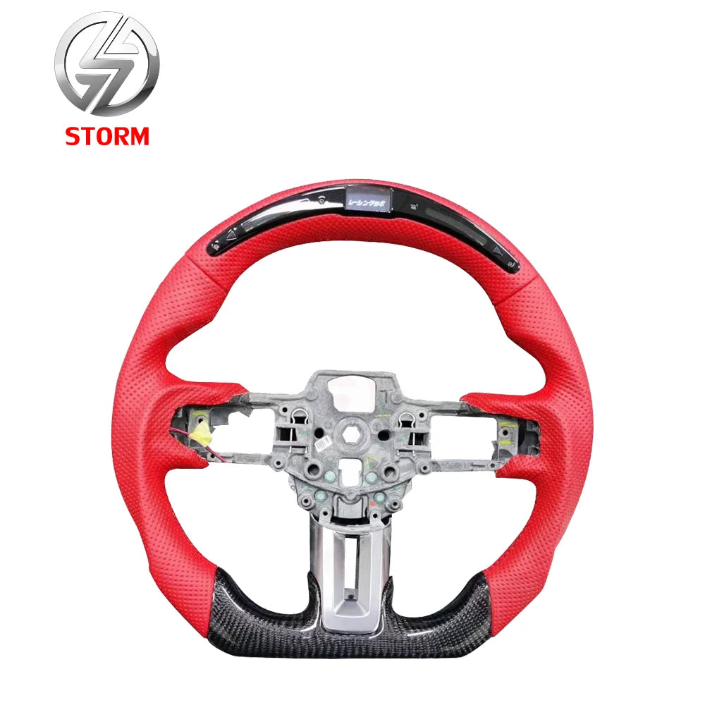 Wholesale custom car racing steering wheel for Ford mustang 2015