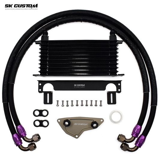 SK CUSTOM For BMW N54 N55 Engine Oil Cooling Kit M3 E90 E92 E93 F35