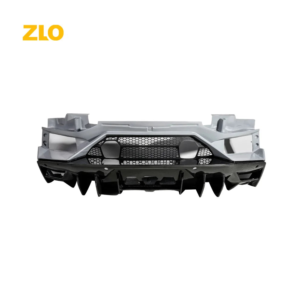 ZLO SVJ  Style Dry Carbon Fiber Bodykit  Bumper  Lip Spoiler Air Vents