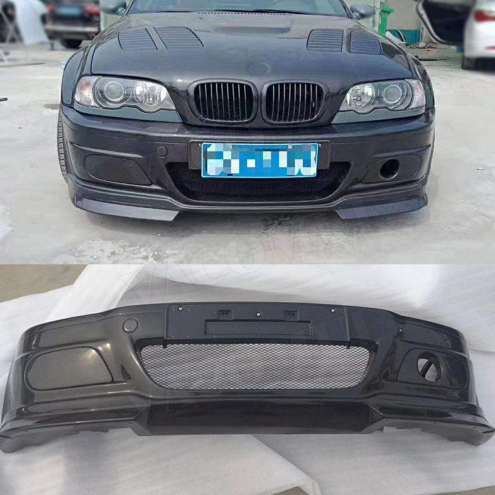 VACOMUL Carbon Fiber Front Bumper Guard Fender For BMW 3 Series E46 M3