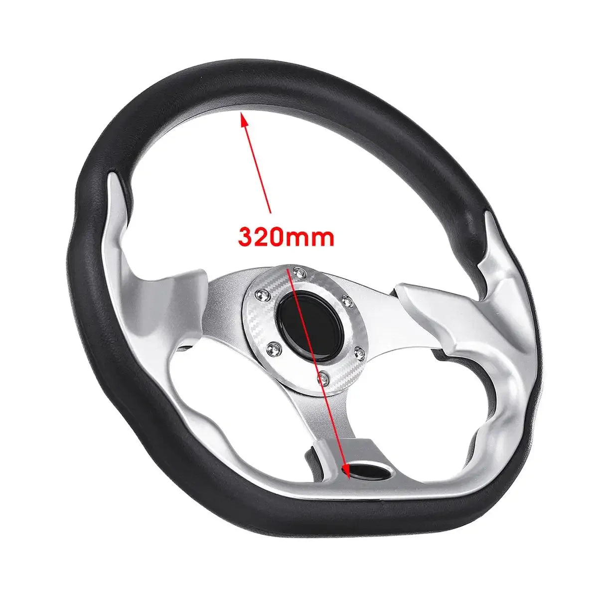 320mm Universal Car Racing Steering Wheel Aluminum Go-Kart Racing