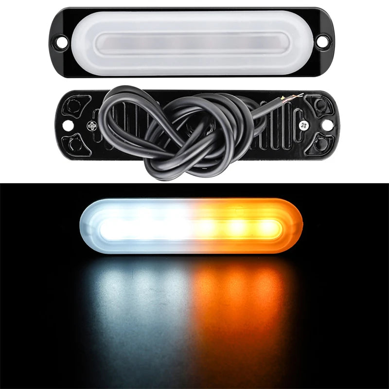 4x 6 LED Car Truck Off Road Signal Warning Lights Emergency Hazard