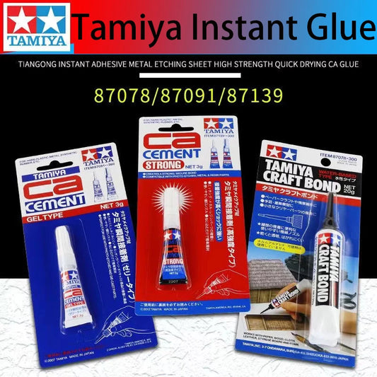 Tamiya Instant Adhesive CA Quick-Drying Adhesive Modeling 87062 87091