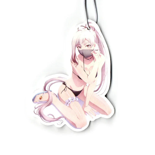 Sexy Tire Girl Pendant JDM Car Air Freshener Hanging Rearview Mirror