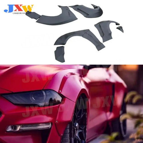 4pcs/set Mudguards For Ford Mustang 2018-2020 Fiber Glass Car Fender