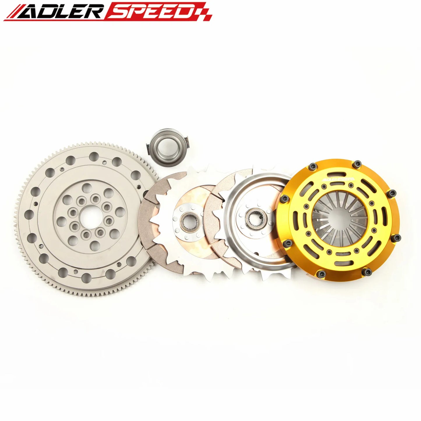 ADLERSPEED RACING CLUTCH TWIN DISC KIT MEDIUM For Nissan SR20DET