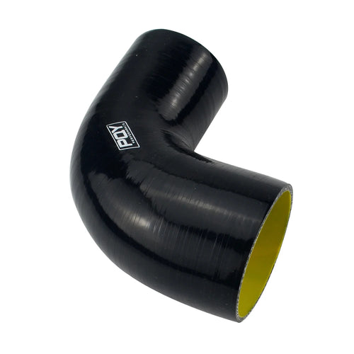 LIZHI RACING  2.5"-3" 63mm-76mm 90 Degree Elbow Reducer Silicone Hose