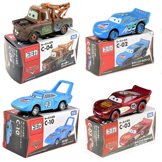 TAKARA TOMY TOMICA Cars Lightning Mcqueen Mater Dinoco 43 95 Alloy