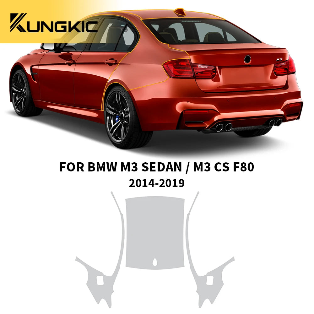 Tpu Car Paint Protection Film PPf for Bmw M3 Sedan/M3 CS F80 2014-2019