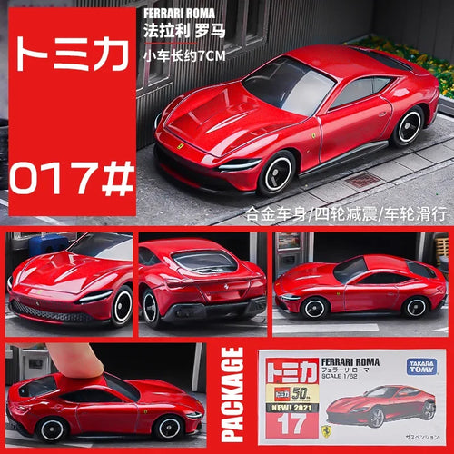 TAKARA TOMY Tomica Ferrari 1/64 Mini Diecast Alloy Model Car Toys