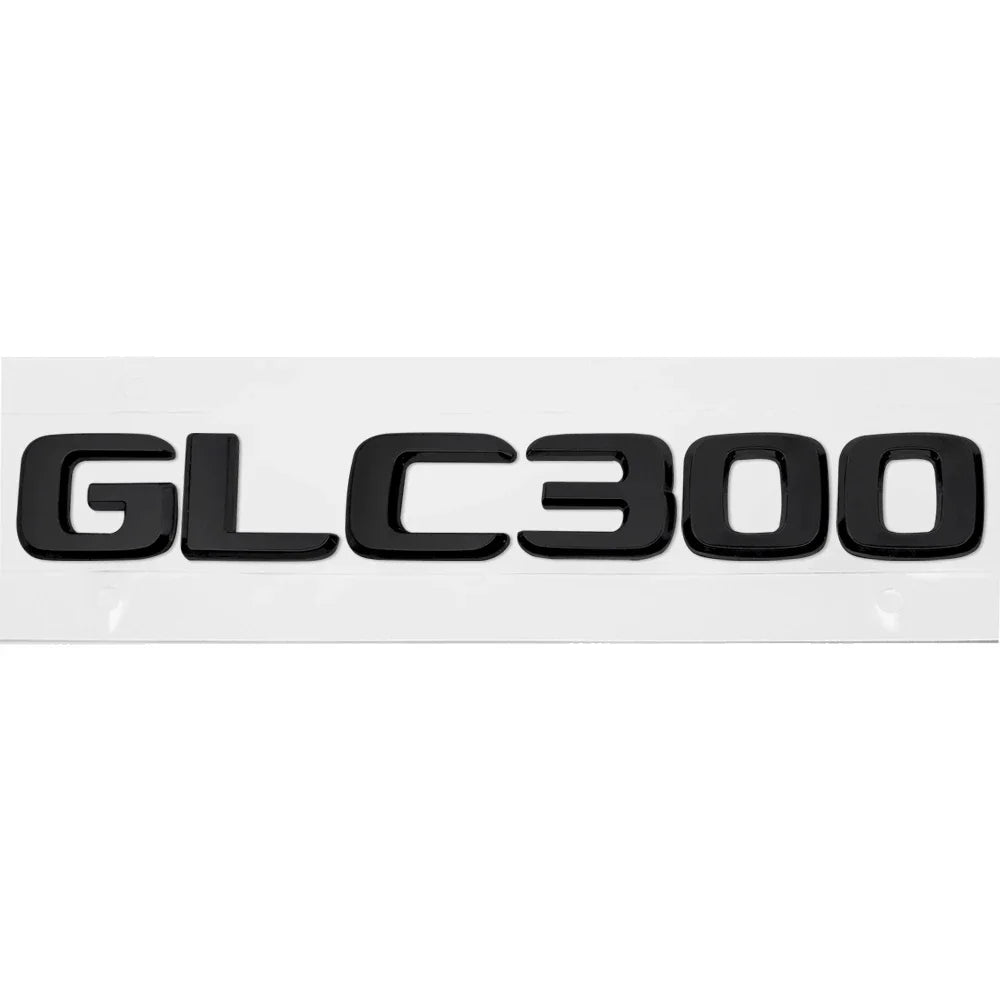 ABS Plastic GLC63 GLC200 GLC300 Trunk Rear Logo Badge Emblem Sticker