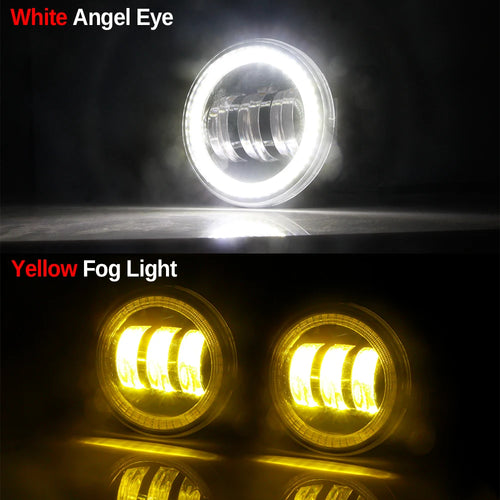 2 X Angel Eye Fog Light For Subaru Forester WRX STI Impreza XV BRZ