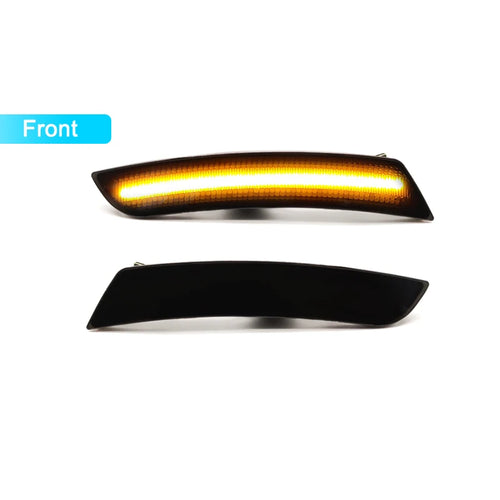 Smoked Lens Front Rear LED Side Fender Marker Lamp Assembly Parking