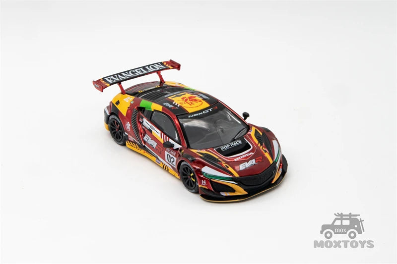 Xcartoys x POP RACE 1:64 NSX GT3 EVART MODEL-02 Diecast Model Car