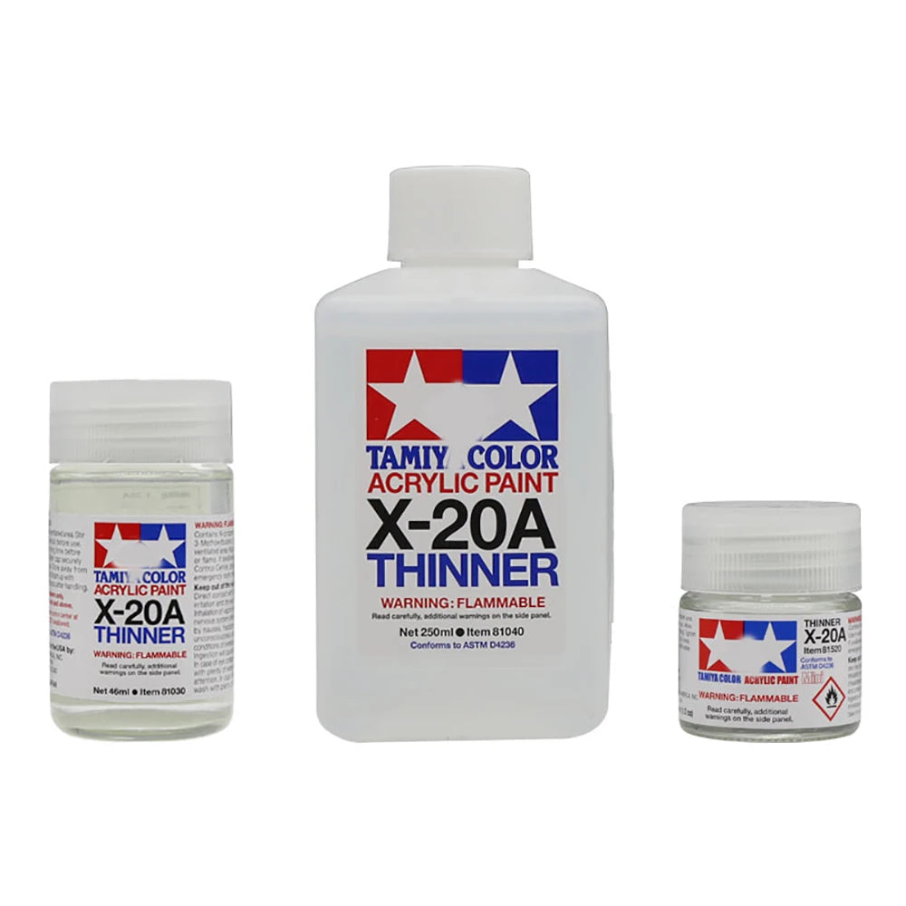 Tamiya LACQUER ACRYLIC Paint Thinner 81040 250ML For Military Model