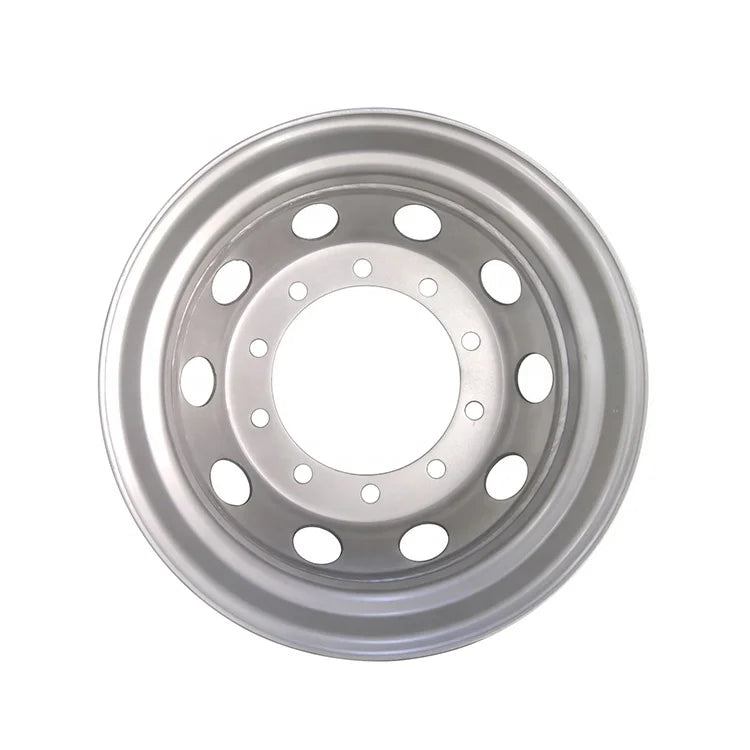 Wholesale Wheel Rims 22.5 Truck Tire  Silver Custom OEM Steel CBD