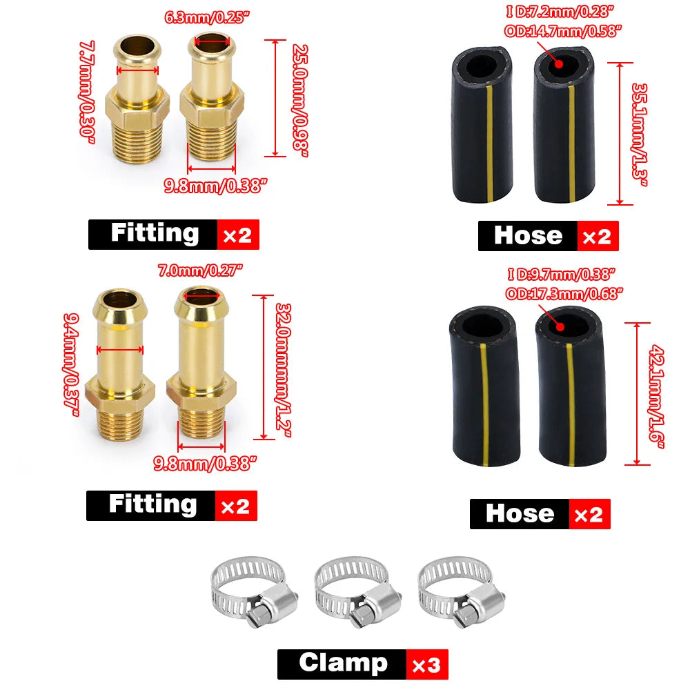 Universal 1.5 - 5 Psi Manual Adjustable Carburettor Carb Fuel Pump