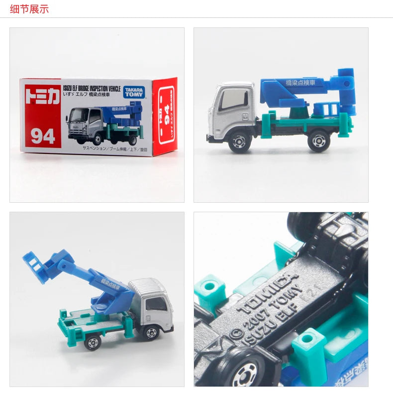 TAKARA TOMY Tomica NO.94 Isuzu Bridge Maintenance Vehicle Motor