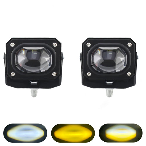 2.7Inch Led Motorcycle Fog Light Headlights with 3 Modes  Auxiliary