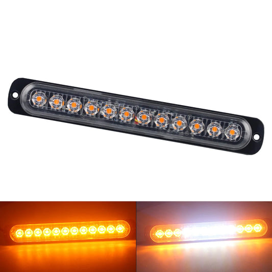 1pcs Car Strobe Warning Light Grill Flashing Breakdown Emergency Light