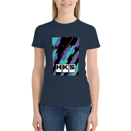 HKS Retro Pattern T-Shirt aesthetic clothes graphics designer clothes